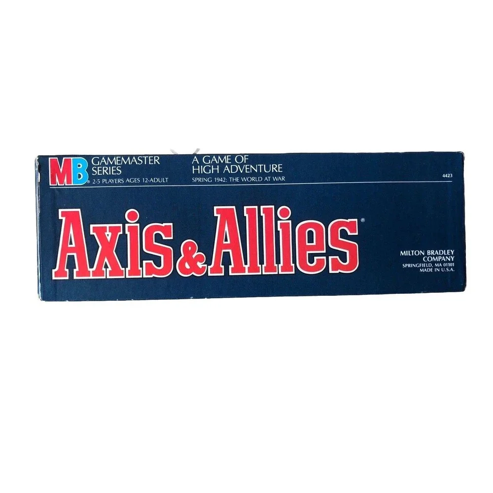 Vintage‎ 1984 Rare Axis and Allies Game by Milton Bradley Collectible